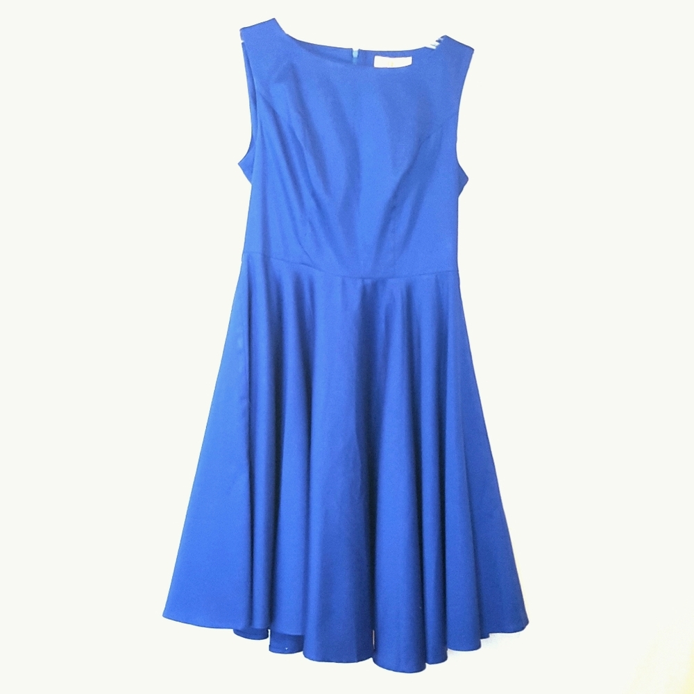 Grace Karin Royal Blue Full Skirt Dress